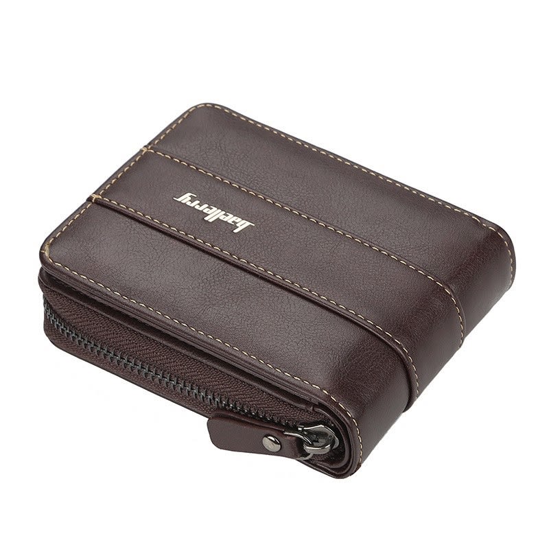 Baellerry PU Leather Zip Wallet