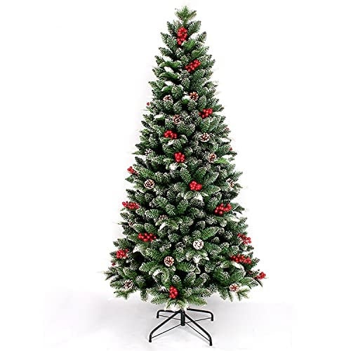 Supersave PVC Green Grade Pine Needle Christmas Tree - Cherry Snow-review-malaysia