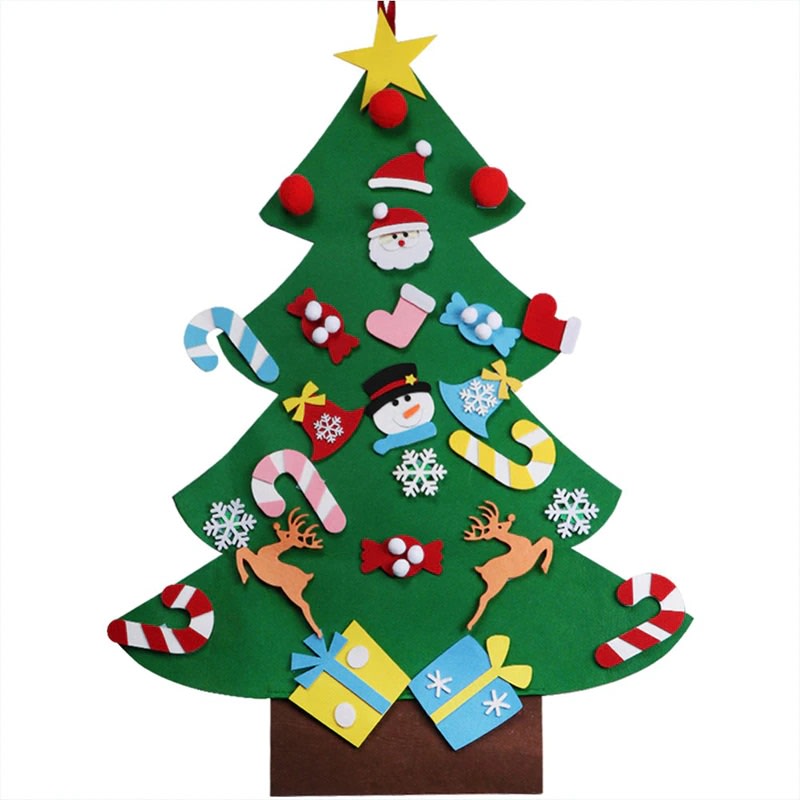 Kids DIY Felt Christmas Tree Wall Decoration-review-malaysia