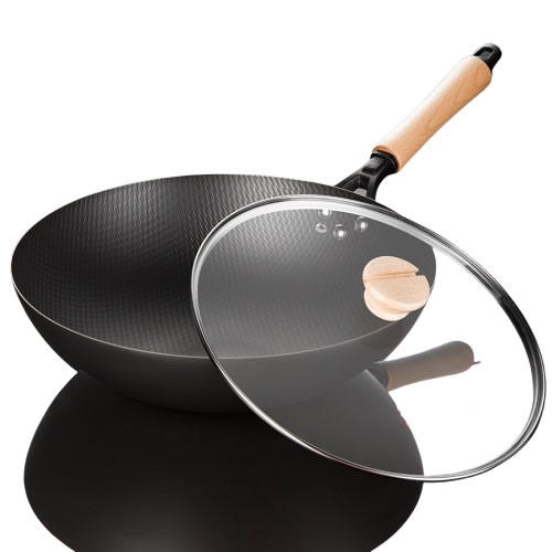 Cooker King Traditional Cast Iron Wok