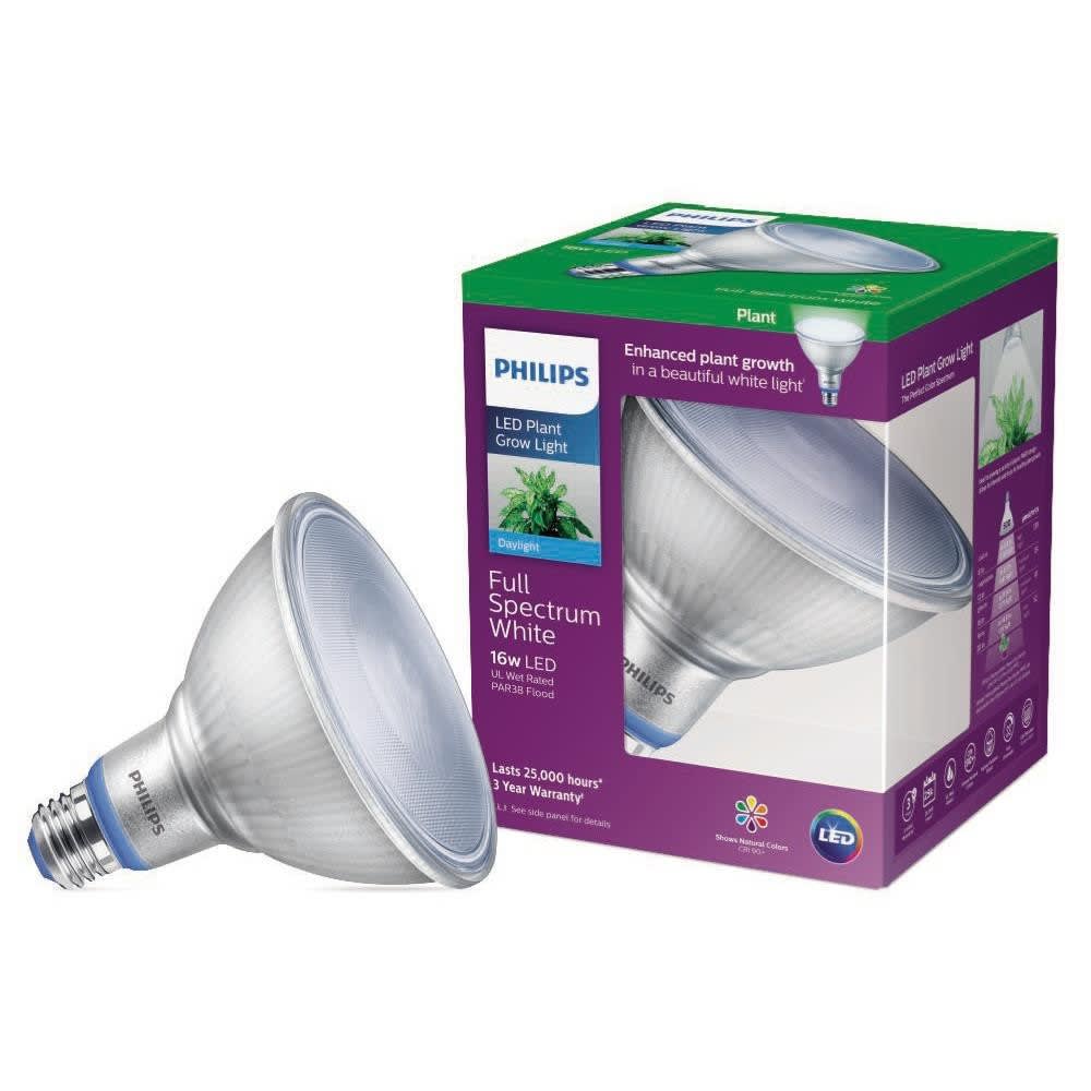 Philips LED Plant Grow Light PAR38 16W E27 Daylight Bulb-review-malaysia