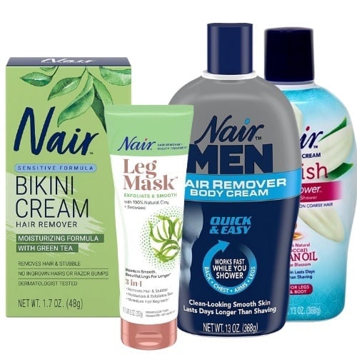 Nair Hair Remover + Beauty Treatment Seaweed Leg Mask
