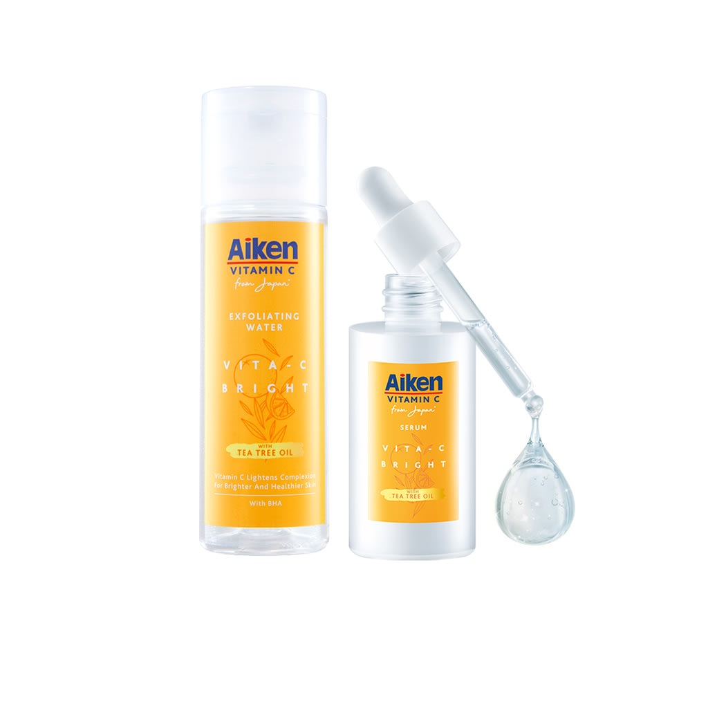 Best Aiken Vita C Exfoliating Water + Serum Price & Reviews in Malaysia