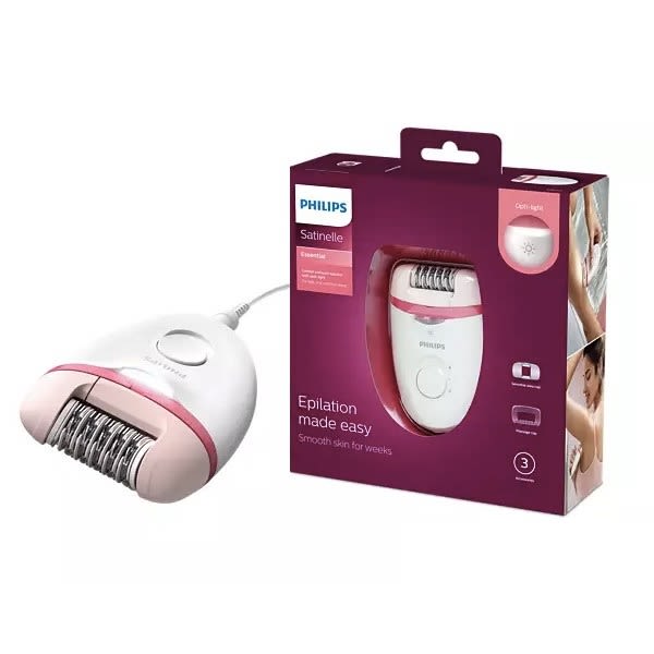 Philips Satinelle Essential Compact Corded Women Epilator BRE255
