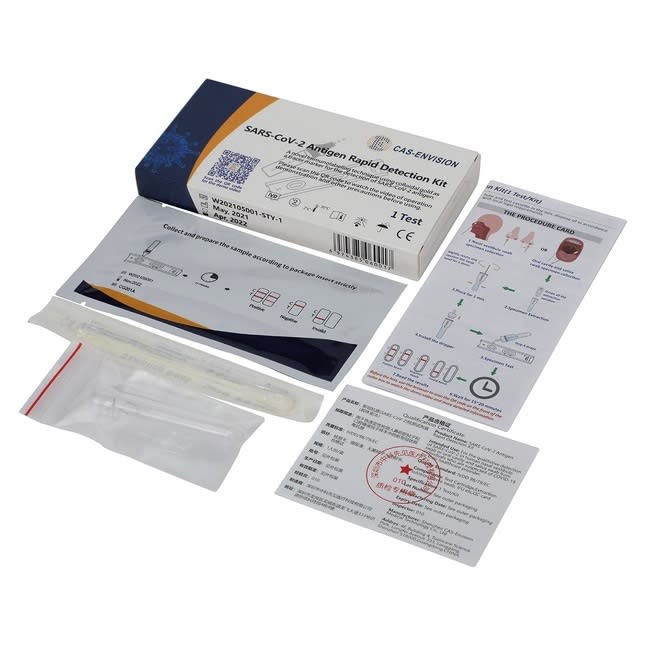 Best CAS-ENVISION Covid-19 Salive/Nasal Self-Test Kit Price & Reviews ...