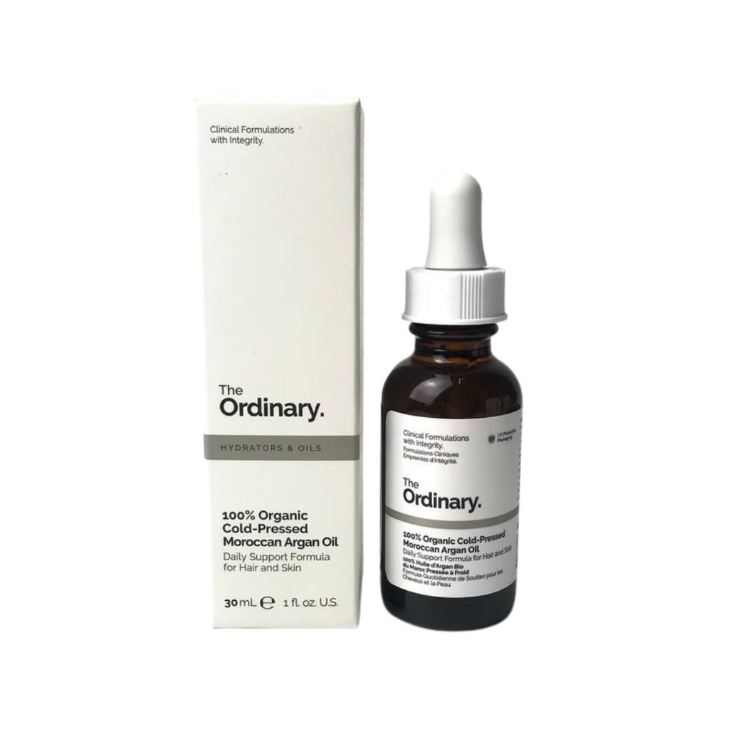The Ordinary 100% Organic Cold- Pressed Moroccan Argan Oil for Skin and Hair