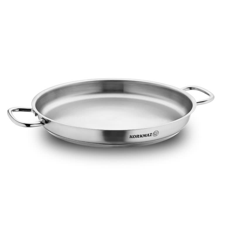 Best Korkmaz Proline Satin 18/10 Stainless Steel Omelette Frying Pan Price & Reviews in Malaysia