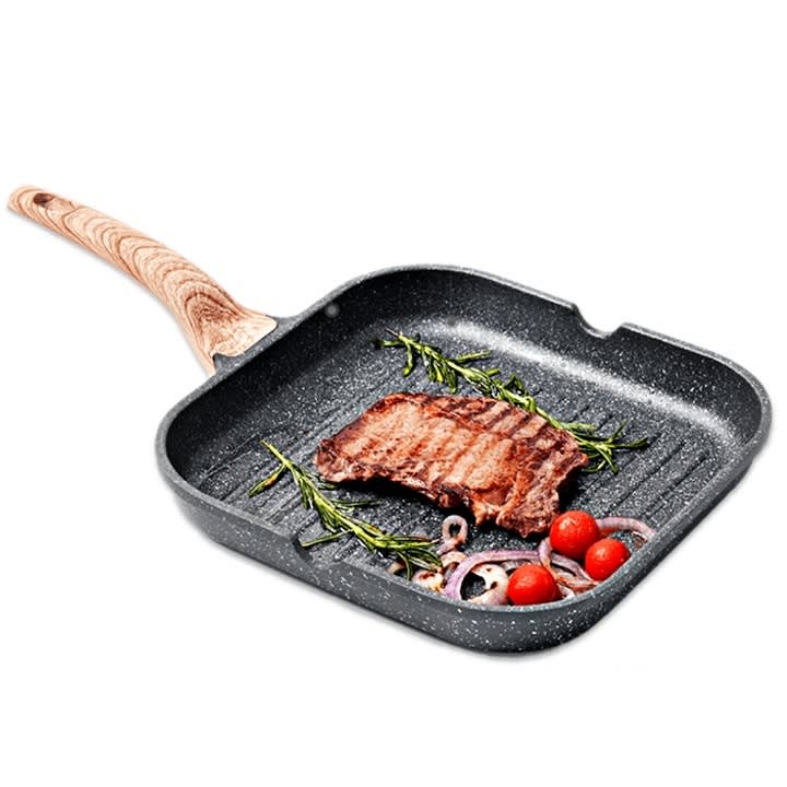 Dessini Italy Marble Stone Grill Steak Frying Pan