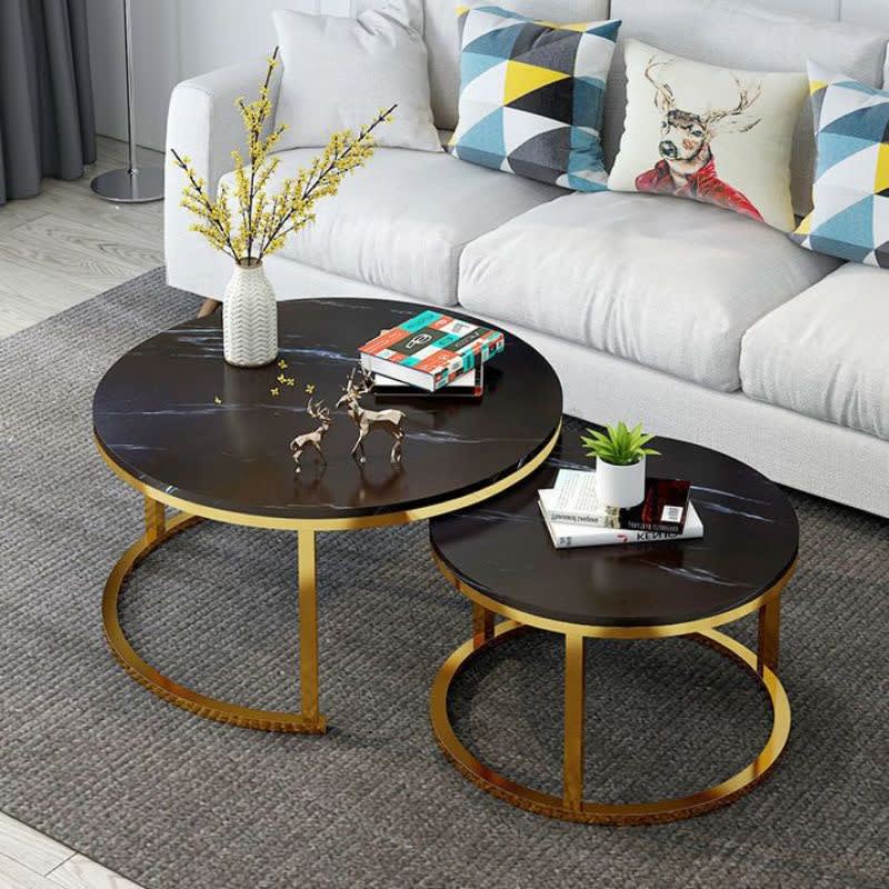 2 in 1 Round Side Table Nordic Coffee Table
