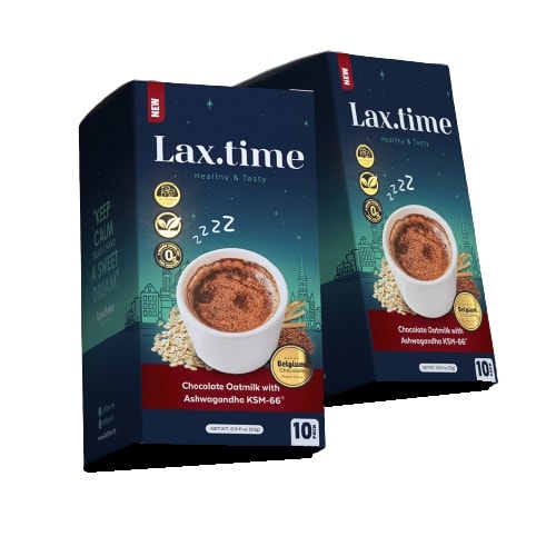 Lax.time Chocolate Oatmilk with Ashwagandha KSM-66