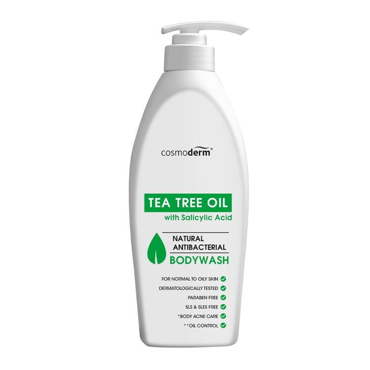 Cosmoderm Tea Tree Oil with Salicylic Acid Bodywash