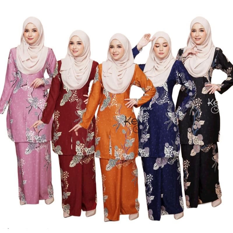 Baju Kurung Moden Kebarung Cik Anggun Exclusive Batik