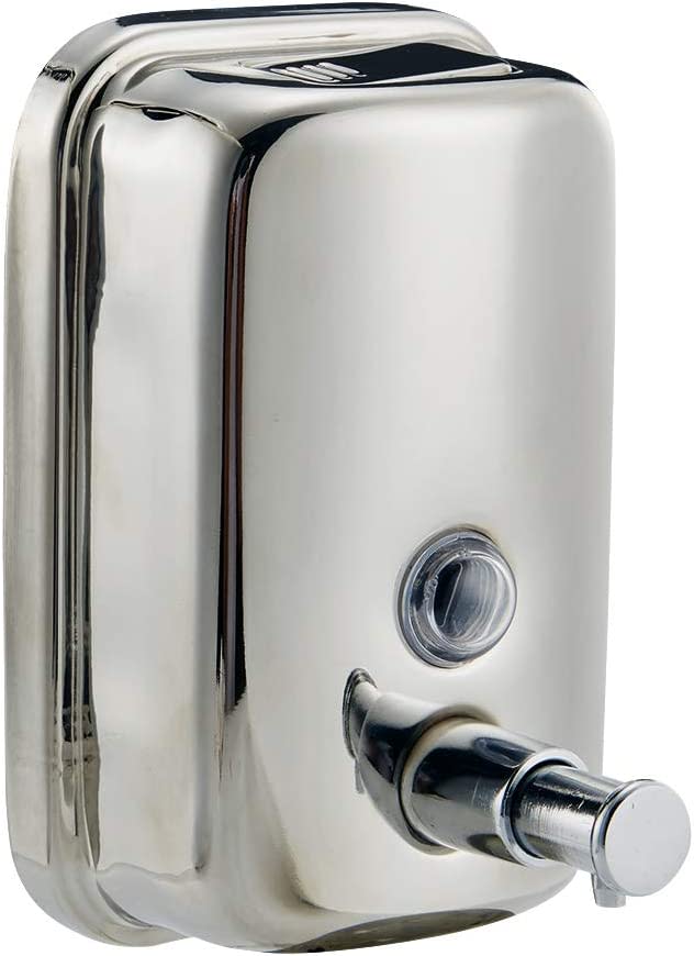 Stainless Steel Wall-Mounted Soap Pump Dispenser