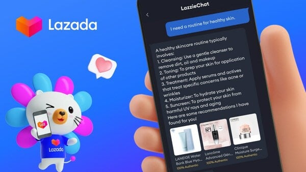 Lazada AI Chatbot LazzieChat