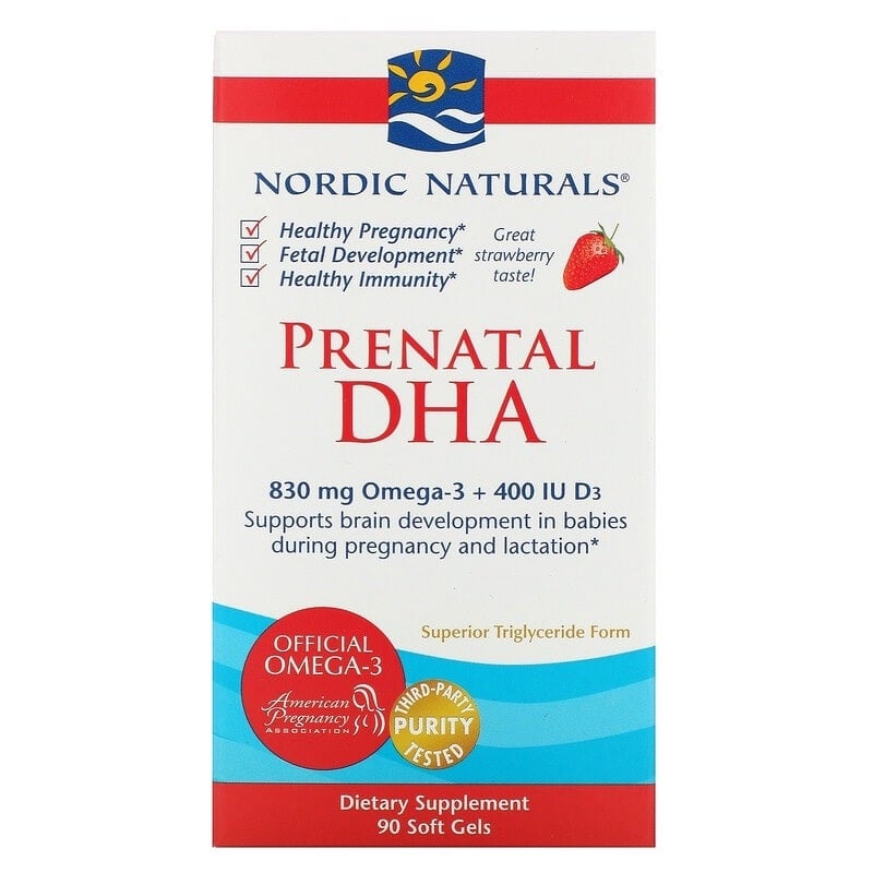 Nordic Naturals - Prenatal DHA Strawberry Flavoured