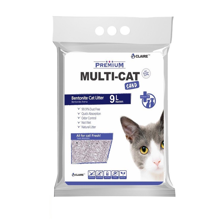 Claire Multi Cat Premium Bentonite Cat Litter