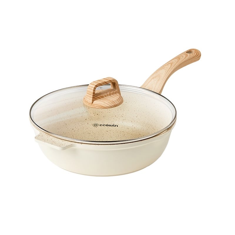Ecowin Ceramics Non-stick Wok Fry Pan