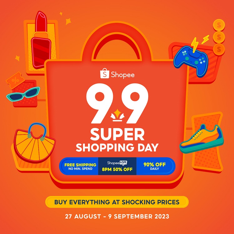 Shopee 9.9 Sale (Up to 95% Off!) - Super Shopping Day 2024