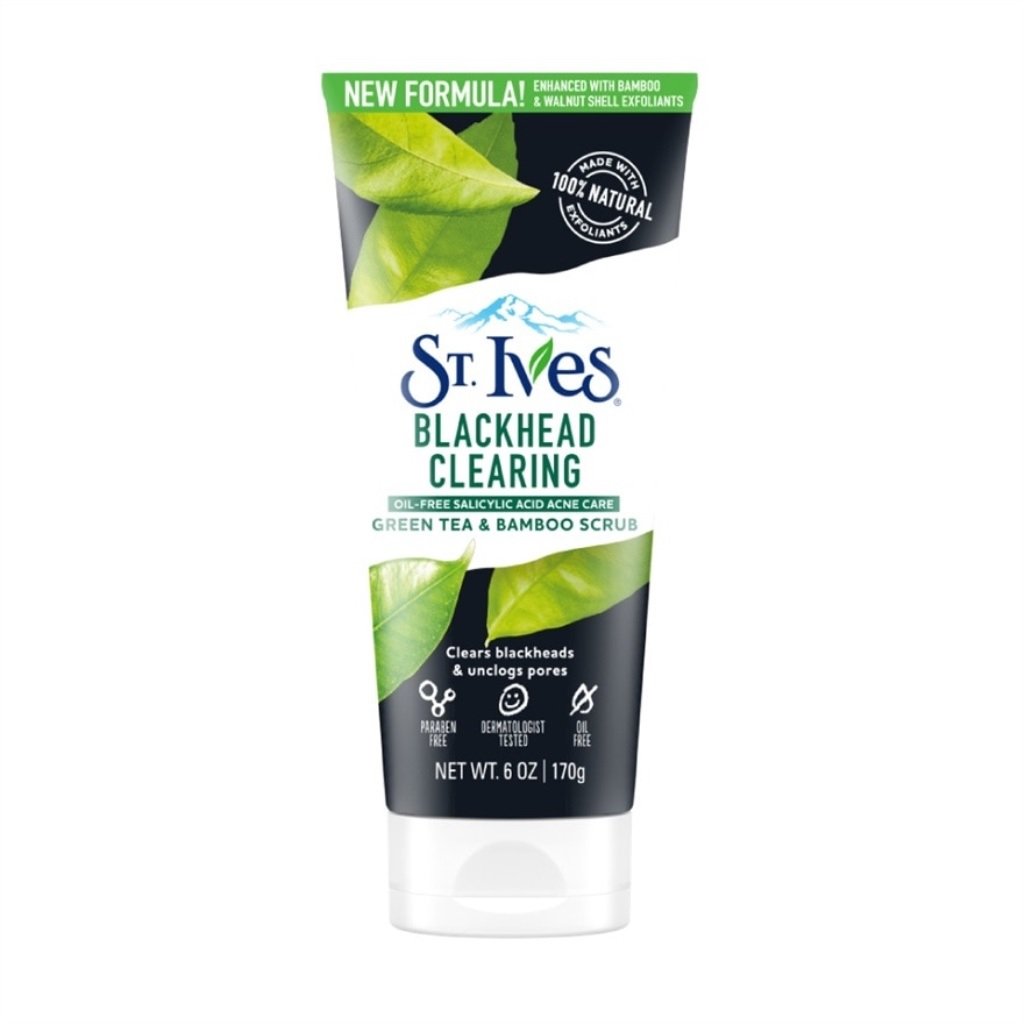 ST IVES Blackhead Clearing Green Tea & Bamboo Scrub