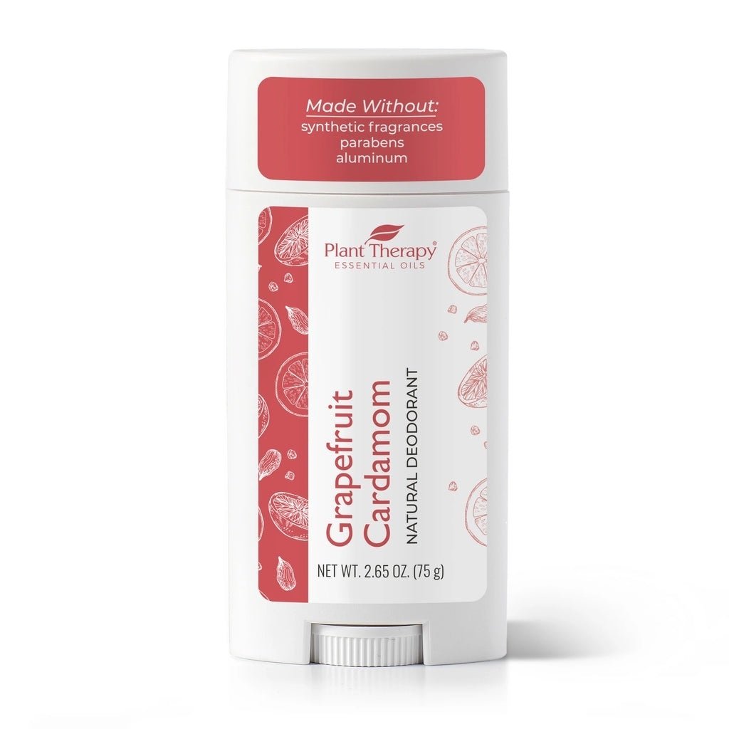 Plant Therapy Natural Deodorant Grapefruit Cardamom