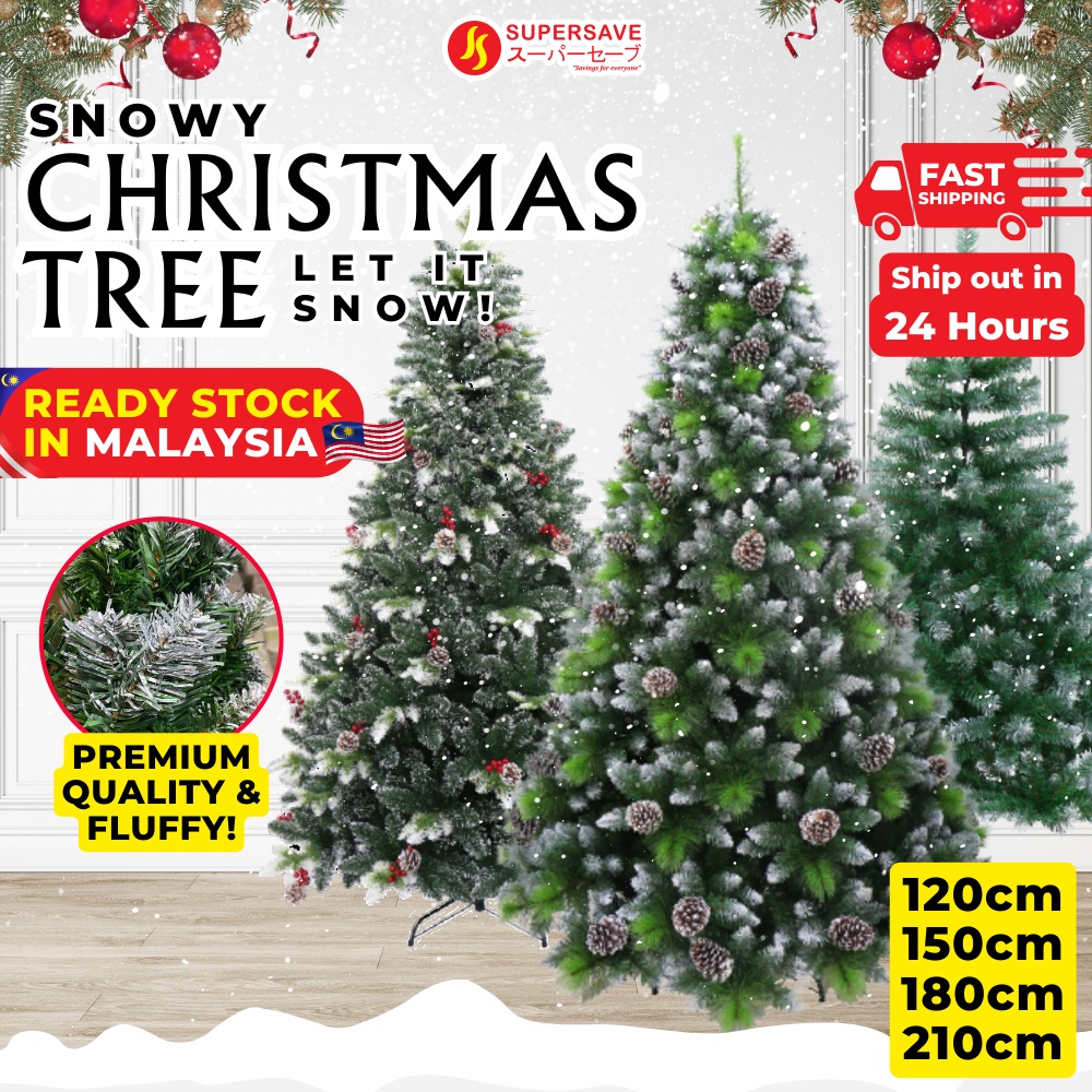 SUPERSAVE Christmas Tree Snowy Decoration