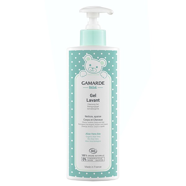 GAMARDE BEBE Organic 2-in-1 Baby Hair & Body Cleansing Gel