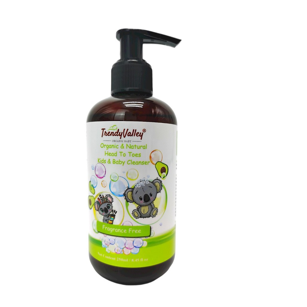 Trendyvalley Organic & Natural Head-to-Toes Kids & Baby Cleanser