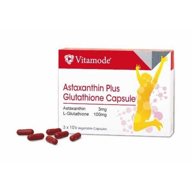 Vitamode Astaxanthin Plus Glutathione Capsule 30s