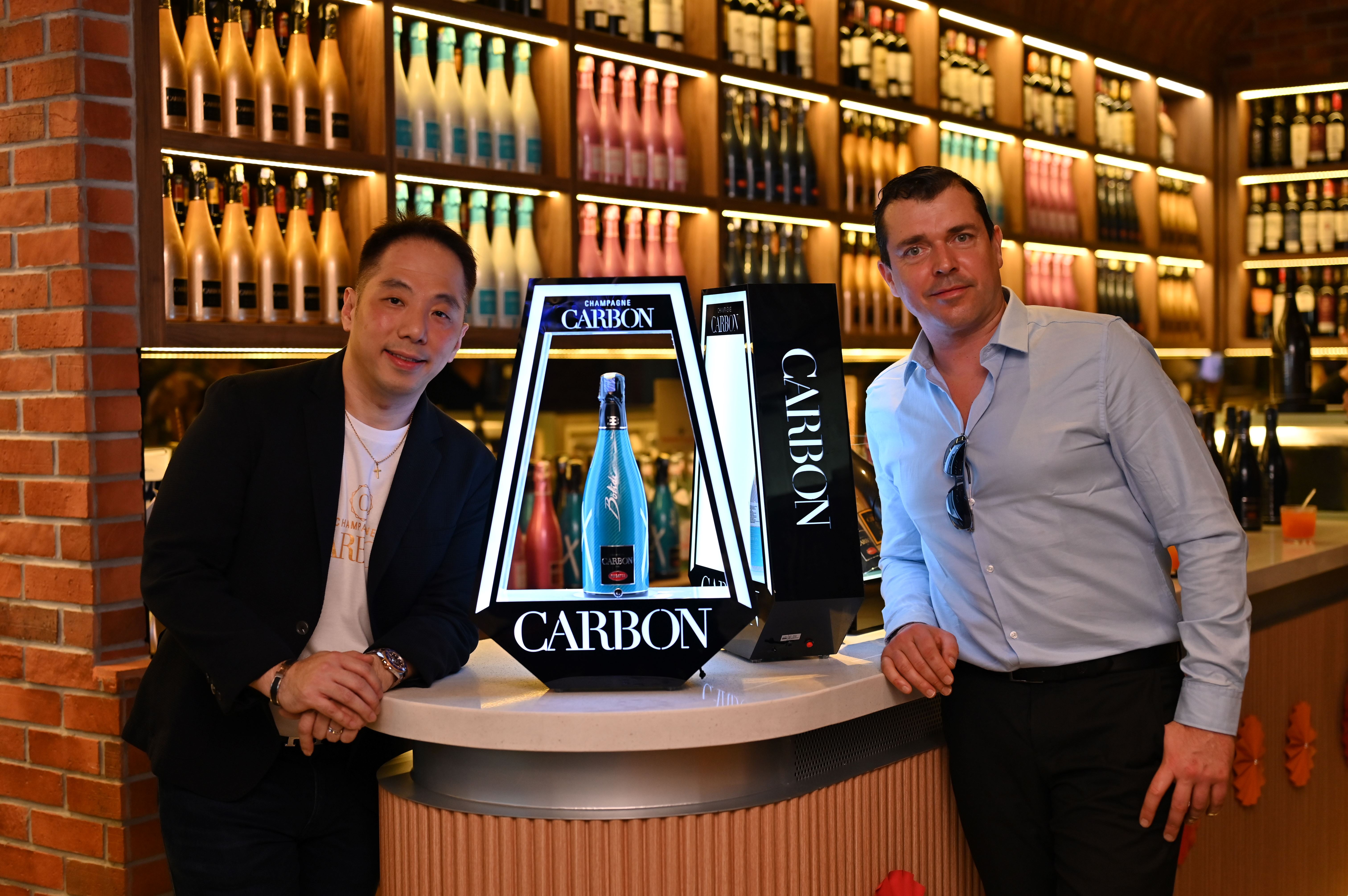 Dato' Jason Yap, Group CEO of LamboCellar & Alexandre Mea, CEO of Champagne Carbon.JPG