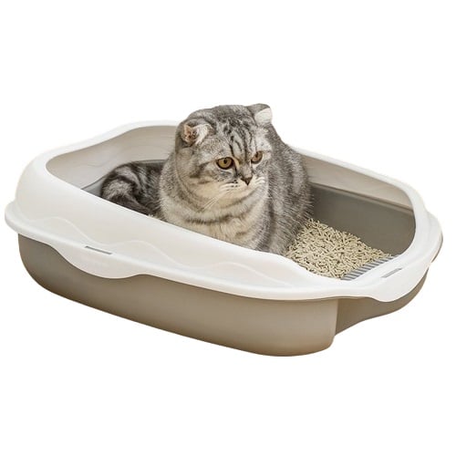 Paw Tales Semi Enclosed Cat Litter Box