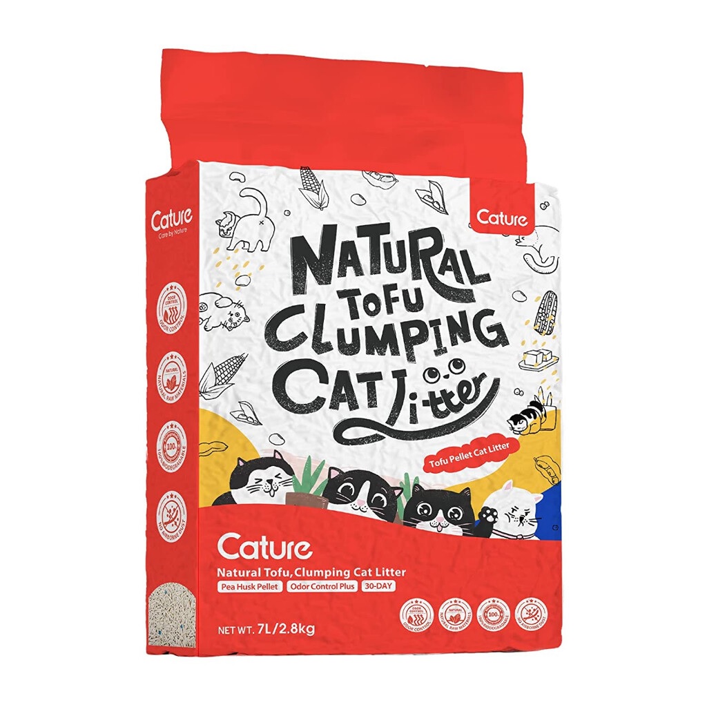 Cature Premium Tofu Cat Litter – Odour Control Plus