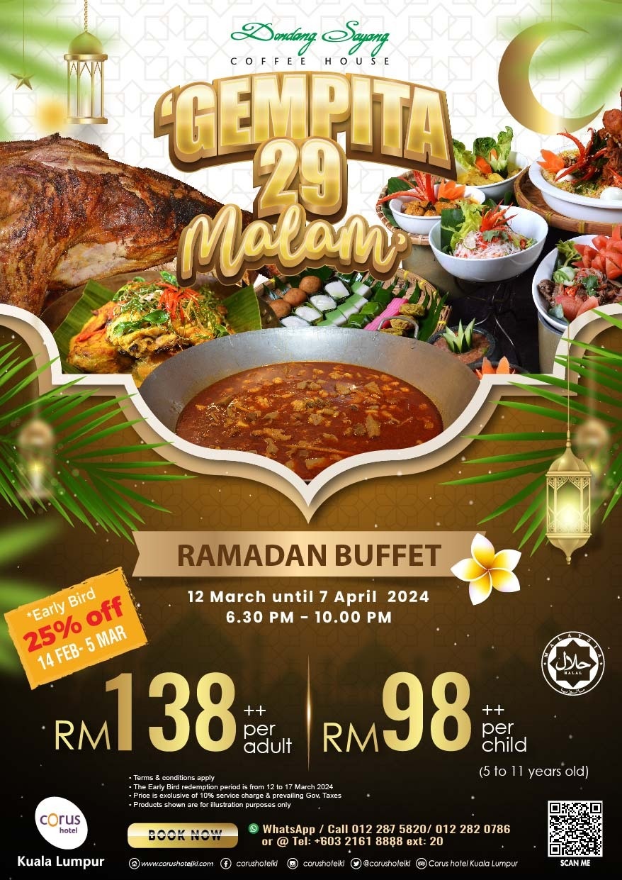 Gempita 29 Ramadan Hotel Buffet - Corus Hotel Kuala Lumpur