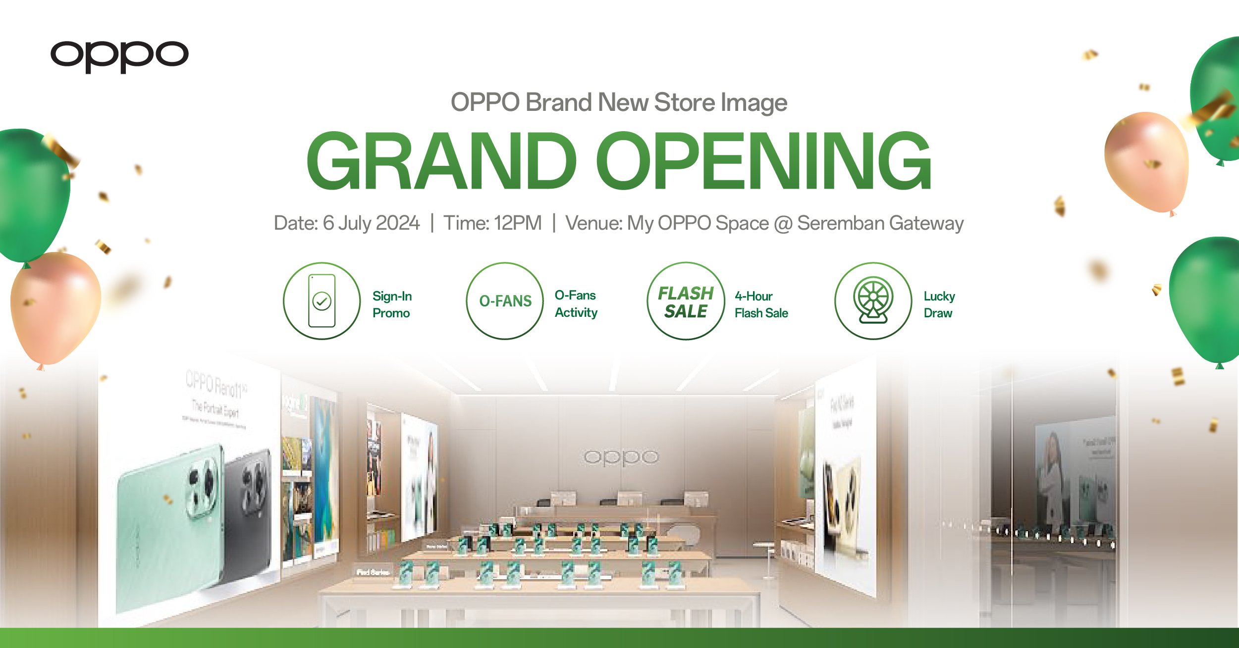 Grand Opening of My OPPO Space, Seremban Gateway