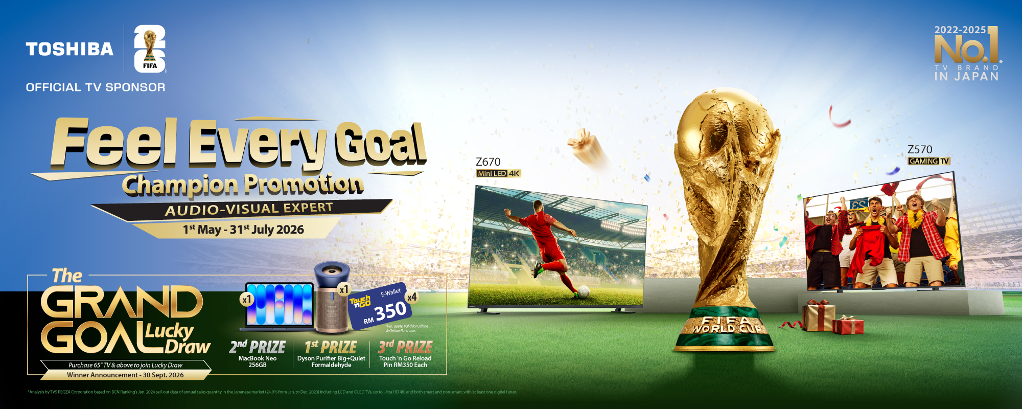 Toshiba TV Malaysia FIFA World Cup 2026 Promo