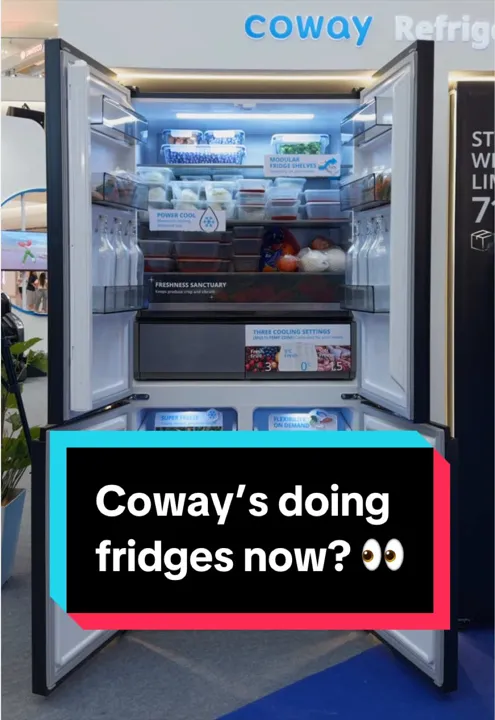 Coway’s doing fridges now? 👀 They just launched the new Coway Side-by-Side Refrigerator 71...