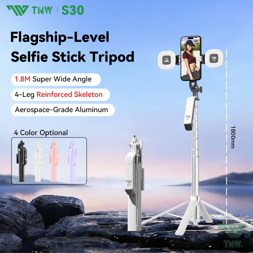 TNW S30 Selfie Stick Tripod 3 in 1