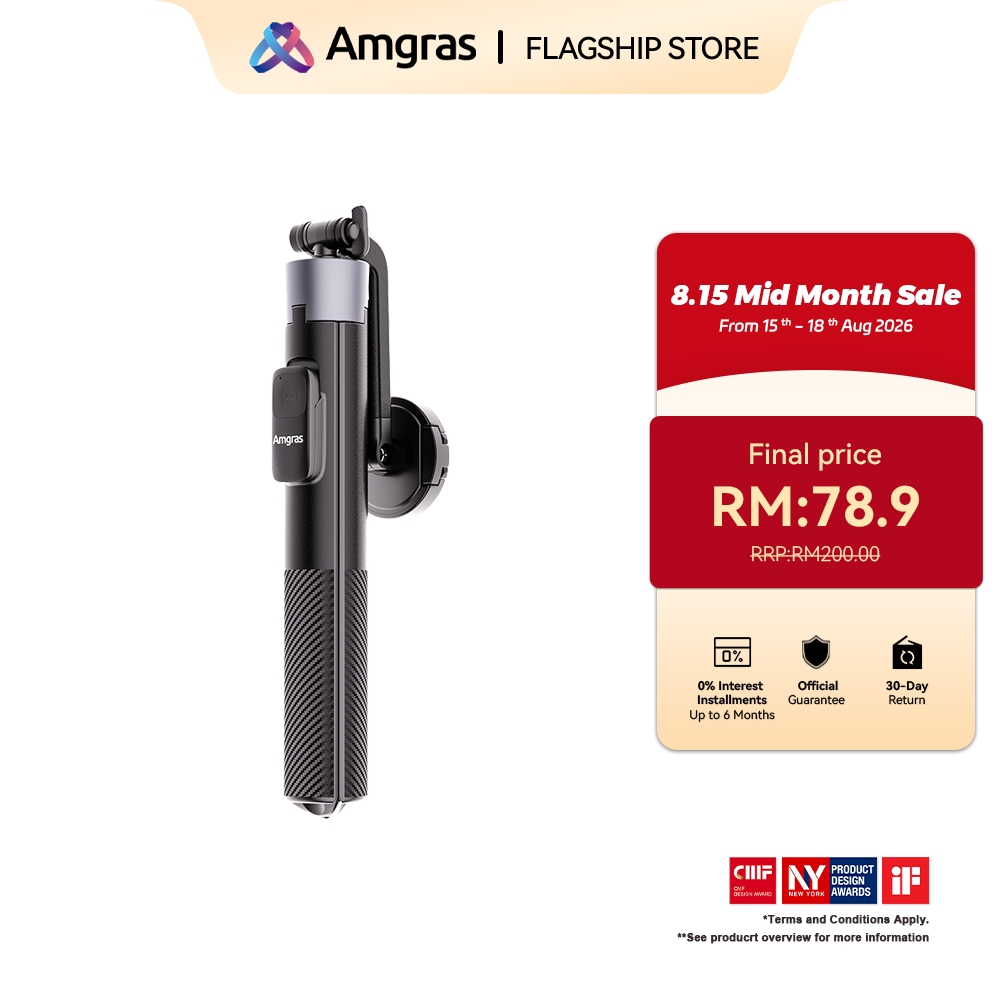 Amgras Tripod X03 Magnetic Selfie Stick
