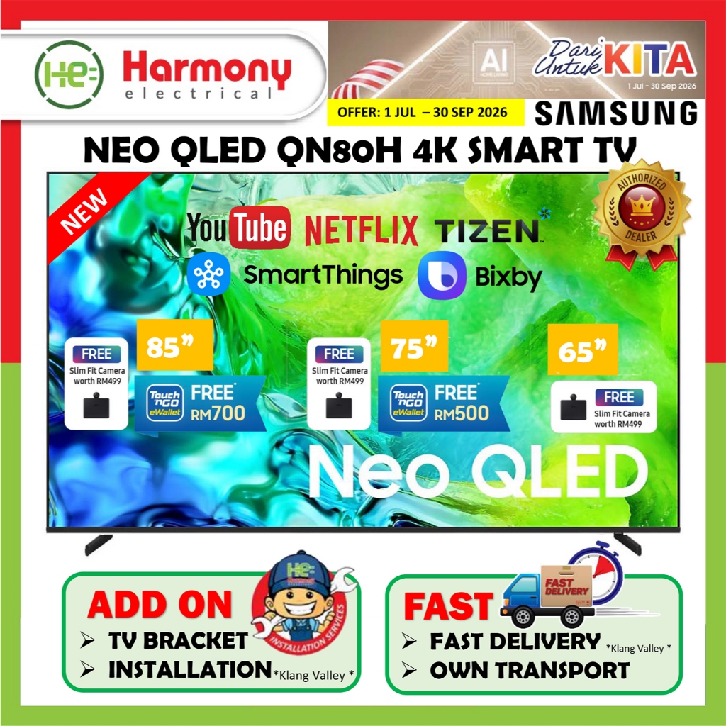 Samsung Neo QLED QN80H 4K Smart TV
