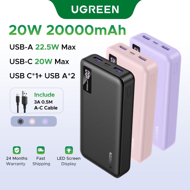 UGREEN 20000mAh PD20W