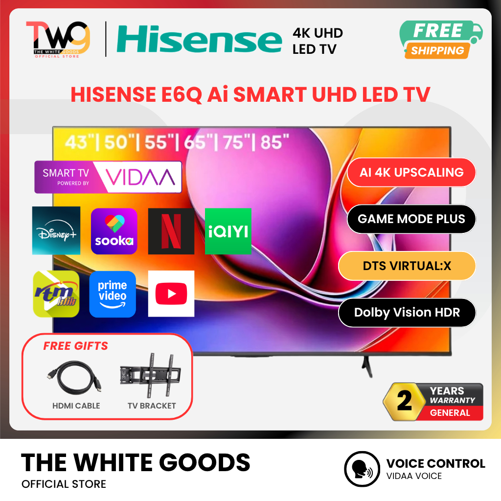 Hisense 50E6Q 4K TV