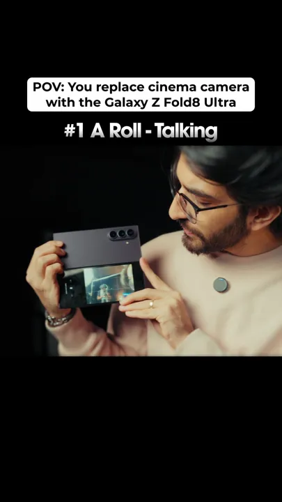I replaced my cinema camera with the Galaxy Z Fold8 Ultra for a day and the results..are a...
