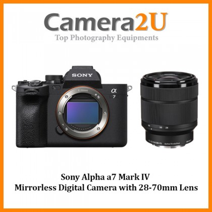 Sony A7 IV full frame mirrorless camera