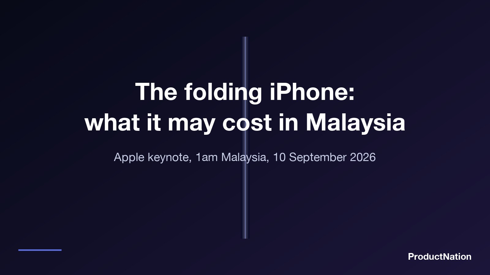 Foldable iPhone Malaysia Price: Reports Say USD 2,000, About RM8,100 Converted and Nearer RM10,000 If Apple Prices Like Last Year