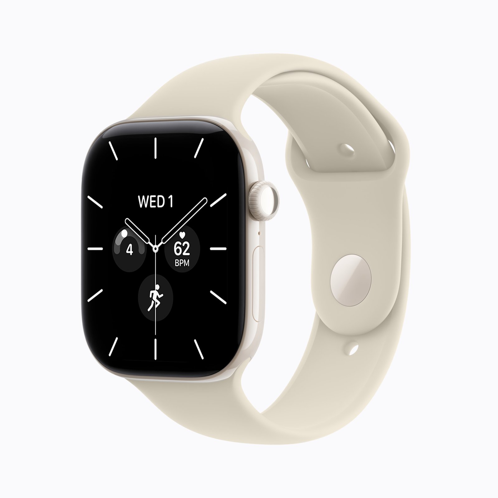 Apple Watch Series 12 pearl white ceramic case, Apple press image