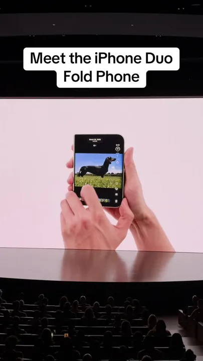 Say hello to iPhone Duo!  @apple  #apple #iphoneduo #iphone #iphonefold #tech
