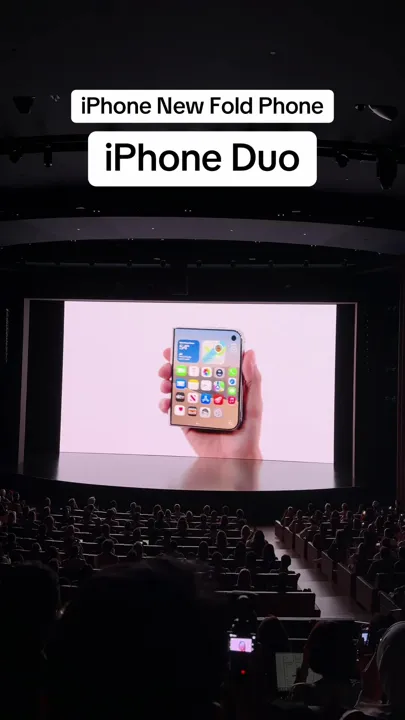They did it - iPhone’s new foldable is here! iPhone Duo is real!  @apple  #apple #iphonefo...