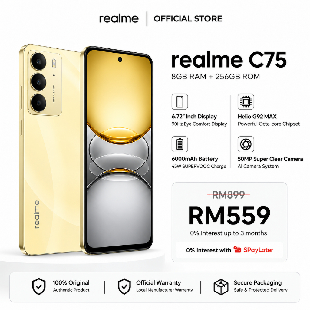 realme C75