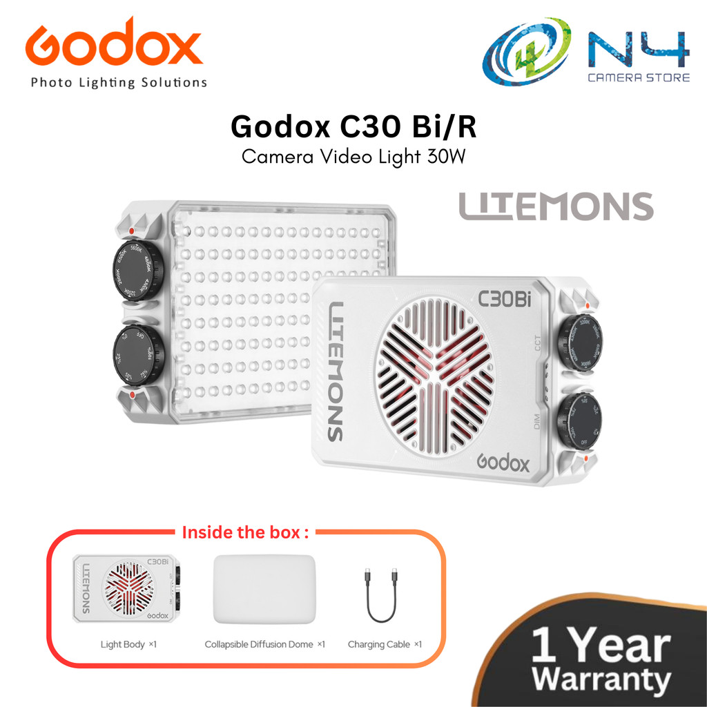 Godox C30Bi bicolor on-camera video light Malaysia