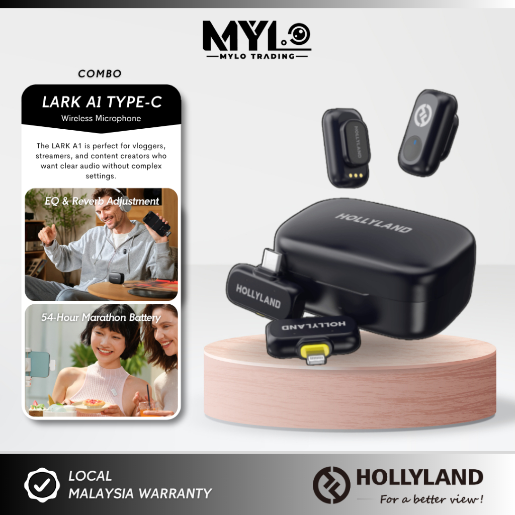 Hollyland Lark A1 Combo Wireless Microphone