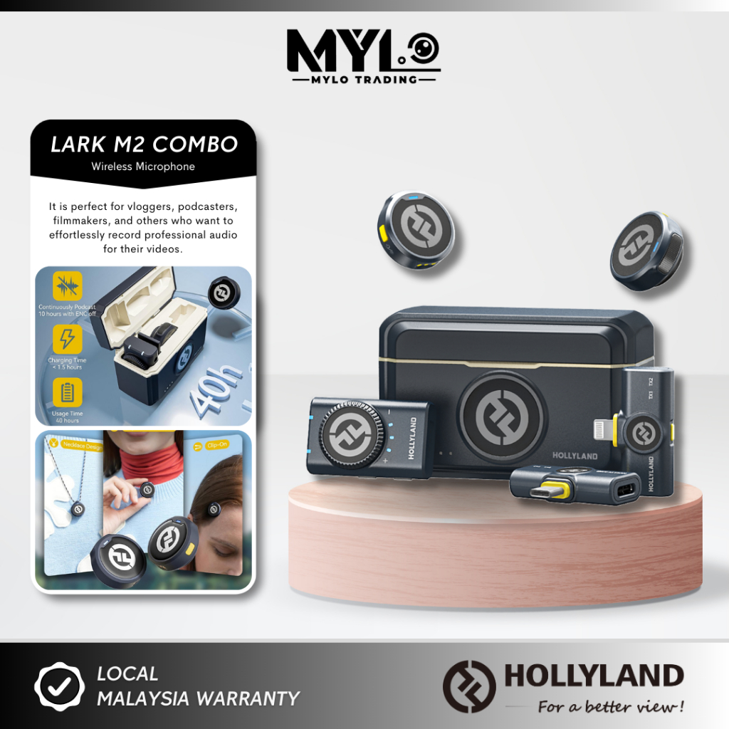 Hollyland Lark M2 Combo Wireless Microphone